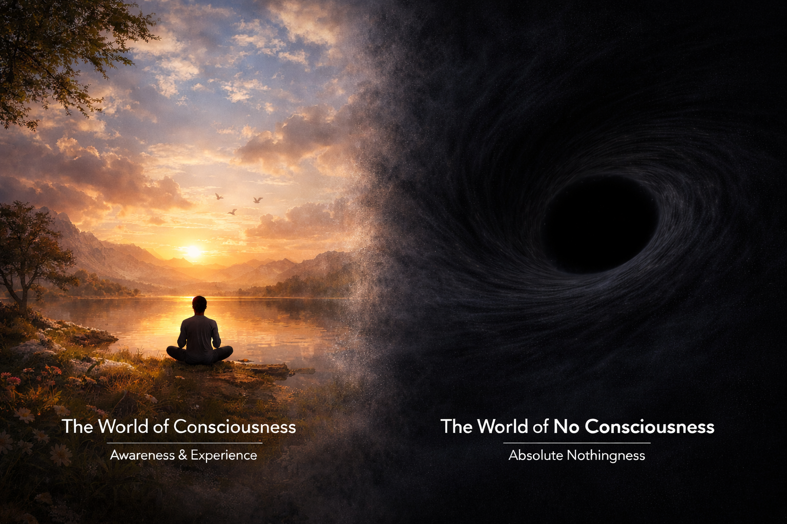 The World of Consciousness and the World of No Consciousness